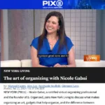 video interview New York Living Pix11.com The Art of Organizing with Nicole Gabai
