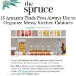 Article The Spruce Amazon organizing tools