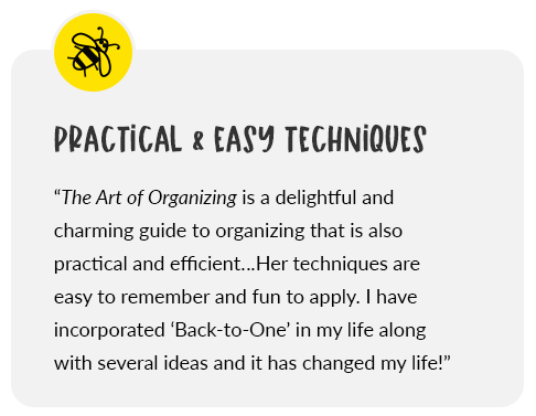 Review for the art of organizing book by Nicole Gabai